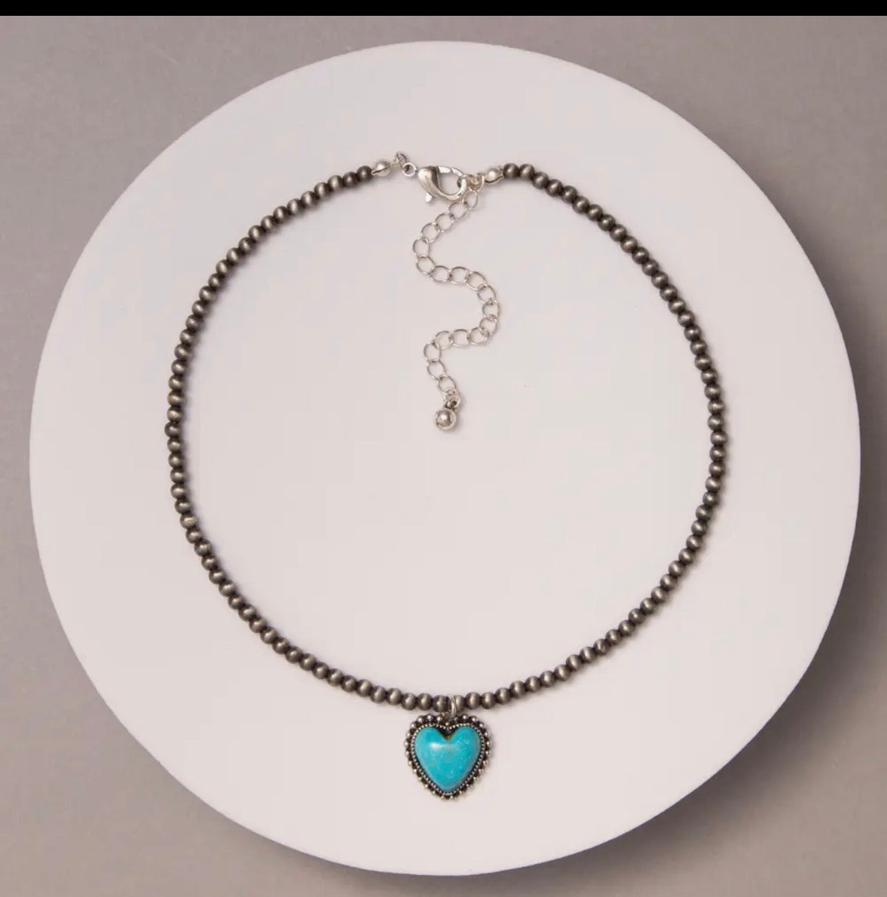 Outlaw Heart Beaded Choker