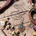 Heritage Teardrop Concho Necklace