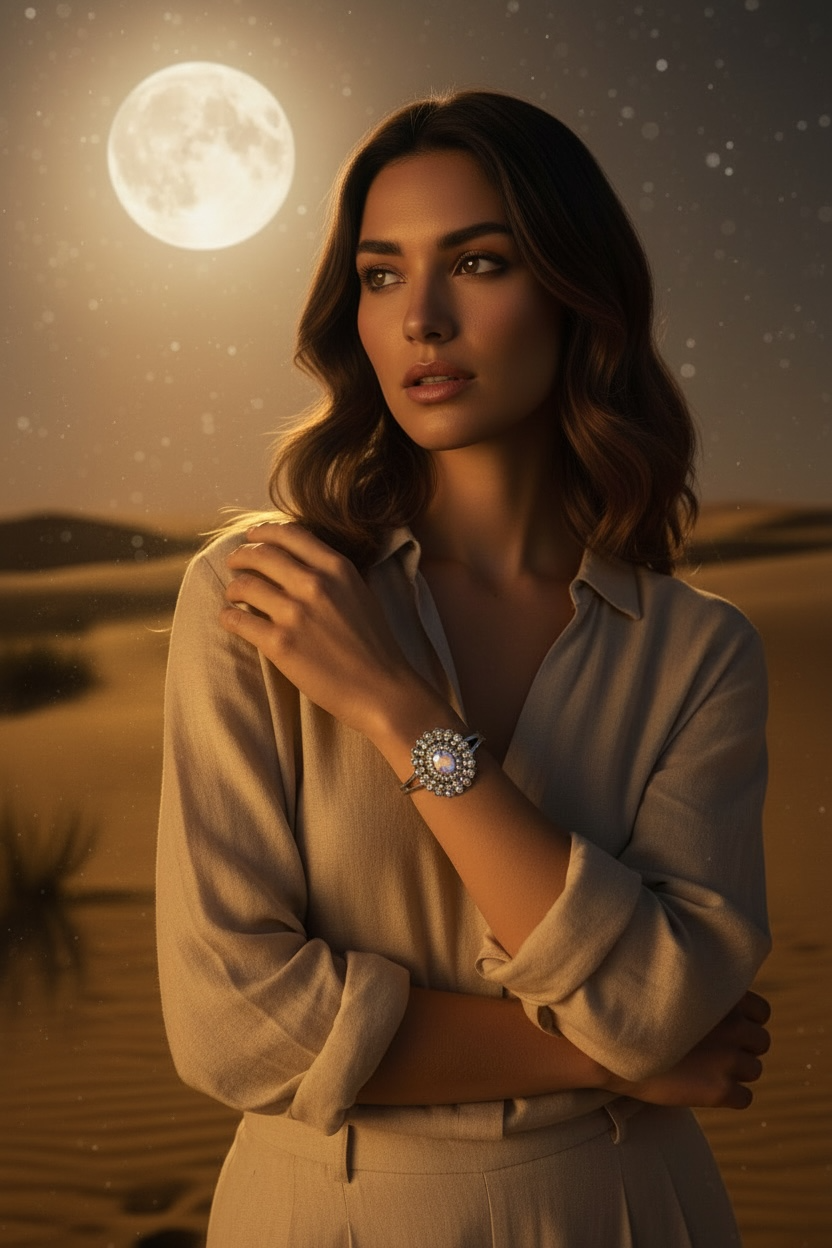 Rio Luna Shadowbloom Cuff Bracelet