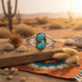 Mesa Sky Turquoise Concho Cuff  Bracelet