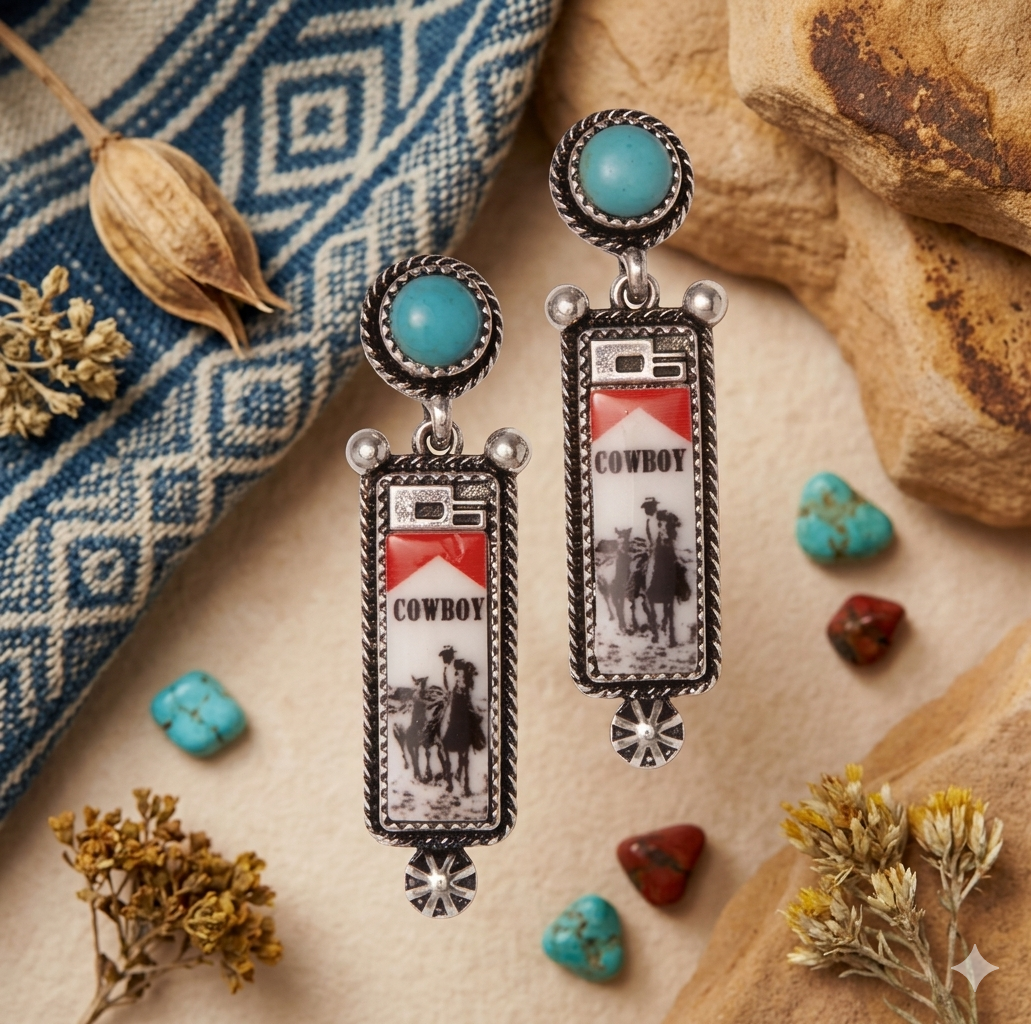 Wildfire Drop Earrings